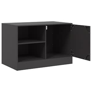 TV skříňka černá 67 x 39 x 44 cm ocel - obrázek 7