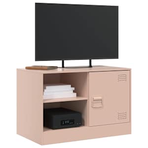 TV skříňka růžová 67 x 39 x 44 cm ocel - obrázek 4
