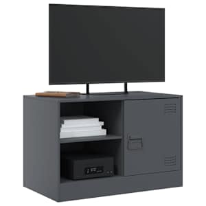 TV skříňka antracitová 67 x 39 x 44 cm ocel - obrázek 4