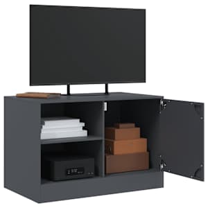 TV skříňka antracitová 67 x 39 x 44 cm ocel - obrázek 5