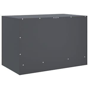 TV skříňka antracitová 67 x 39 x 44 cm ocel - obrázek 9