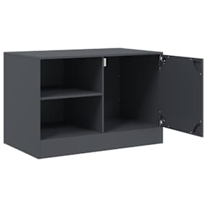 TV skříňky 2 ks antracitové 67 x 39 x 44 cm ocel - obrázek 7