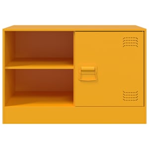TV skříňka hořčicově žlutá 67 x 39 x 44 cm ocel - obrázek 6