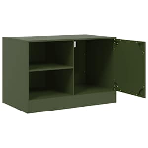 TV skříňky 2 ks olivově zelené 67 x 39 x 44 cm ocel - obrázek 7
