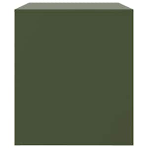 TV skříňky 2 ks olivově zelené 67 x 39 x 44 cm ocel - obrázek 8
