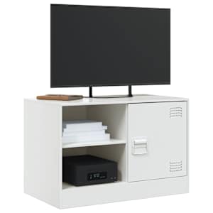 TV skříňka bílá 67 x 39 x 44 cm ocel - obrázek 4