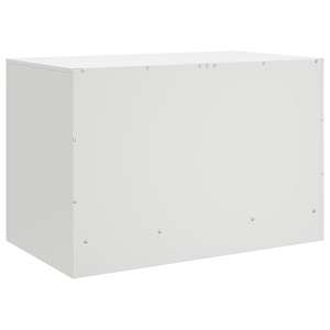 TV skříňky 2 ks bílé 67 x 39 x 44 cm ocel - obrázek 9