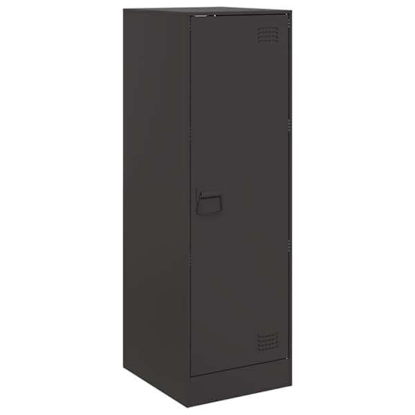 vidaXL puhvetkapp, must, 34,5x39x107 cm, teras