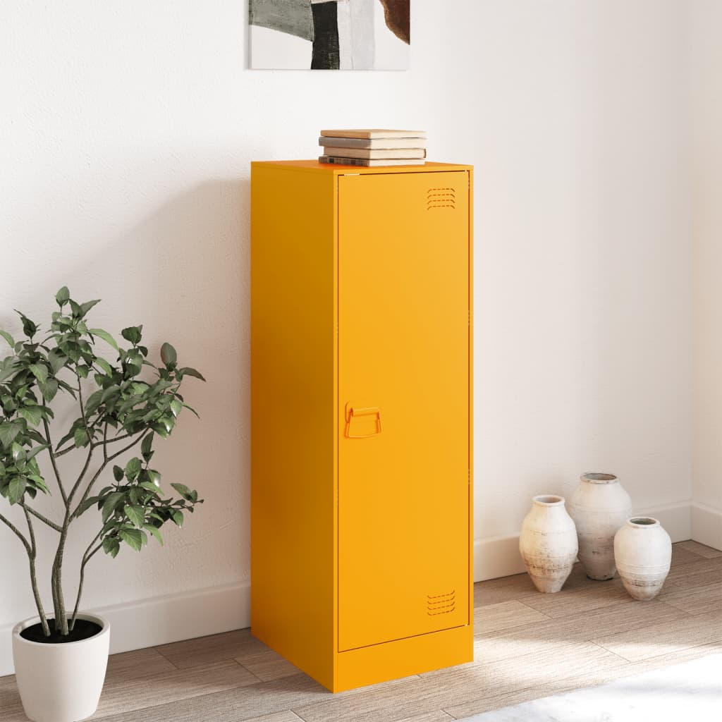 Thumbnail - vidaXL Sideboard Senfgelb 34,5x39x107 cm Stahl