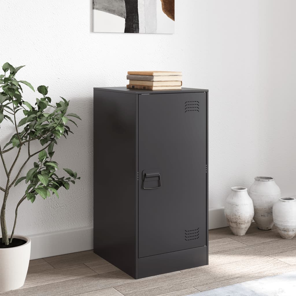 Thumbnail - vidaXL Sideboard Schwarz 34,5x39x73 cm Stahl