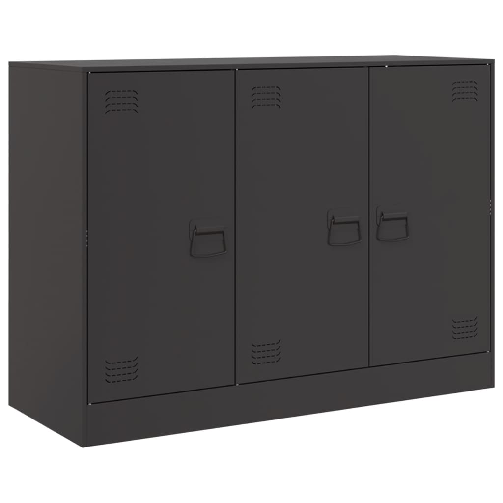 Thumbnail - vidaXL Sideboard Schwarz 99x39x73 cm Stahl