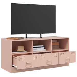 TV skříňka růžová 99 x 39 x 44 cm ocel - obrázek 5