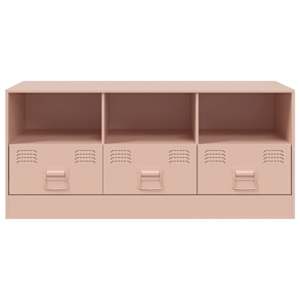 TV skříňka růžová 99 x 39 x 44 cm ocel - obrázek 6