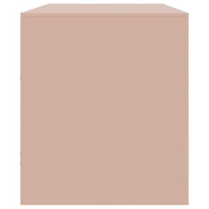 TV skříňka růžová 99 x 39 x 44 cm ocel - obrázek 8