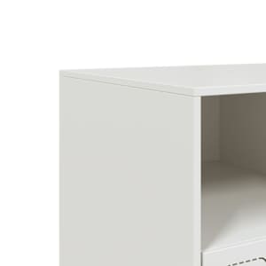 TV skříňka bílá 99 x 39 x 44 cm ocel - obrázek 10