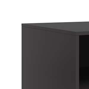 TV skříňka černá 67 x 39 x 44 cm ocel - obrázek 10