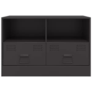 TV skříňky 2 ks černé 67 x 39 x 44 cm ocel - obrázek 5