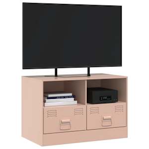 TV skříňka růžová 67 x 39 x 44 cm ocel - obrázek 4