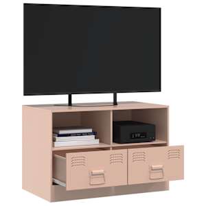 TV skříňka růžová 67 x 39 x 44 cm ocel - obrázek 5