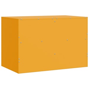 TV skříňka hořčicově žlutá 67 x 39 x 44 cm ocel - obrázek 9
