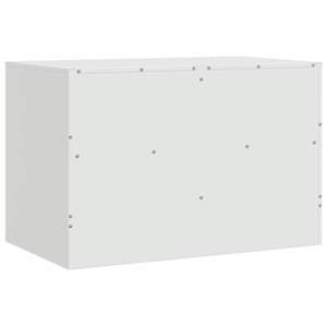 TV skříňky 2 ks bílé 67 x 39 x 44 cm ocel - obrázek 9