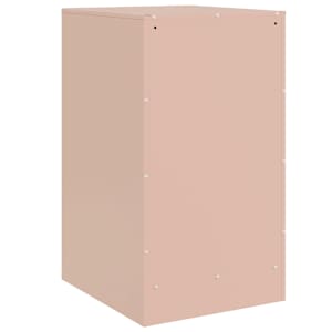 Noční stolky 2 ks růžové 34,5 x 39 x 62 cm ocel - obrázek 9