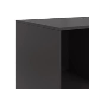 Příborník černý 99 x 39 x 73 cm ocel - obrázek 11