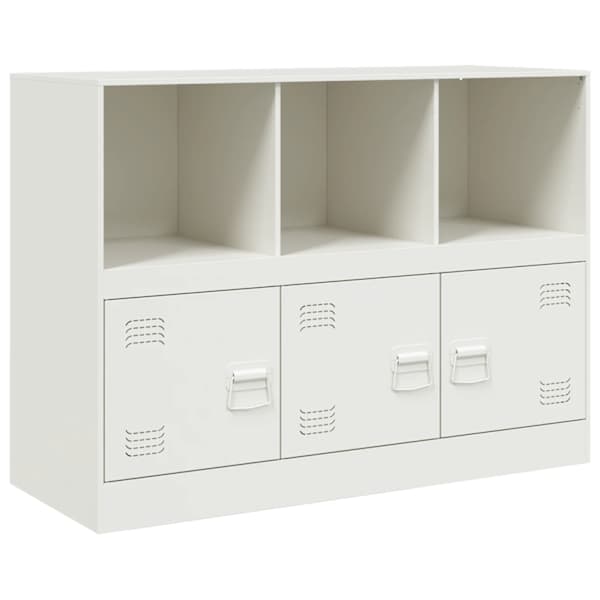 vidaXL puhvetkapp, valge, 99x39x73 cm, teras