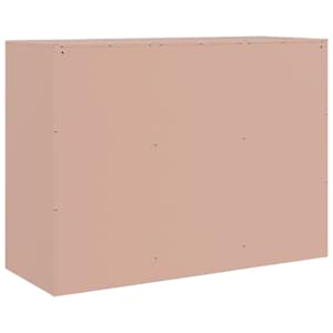 Příborník růžový 99 x 39 x 73 cm ocel - obrázek 9