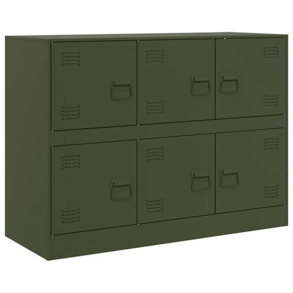 vidaXL puhvetkapp, oliiviroheline, 99x39x73 cm, teras