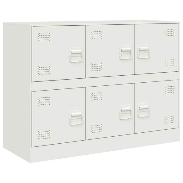 vidaXL puhvetkapp, valge, 99x39x73 cm, teras