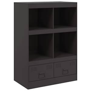 Highboard černý 67 x 39 x 95 cm ocel - obrázek 2