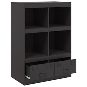 Highboard černý 67 x 39 x 95 cm ocel - obrázek 7