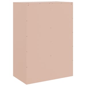 Highboard růžový 67 x 39 x 95 cm ocel - obrázek 9