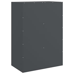 Highboard antracitový 67 x 39 x 95 cm ocel - obrázek 9