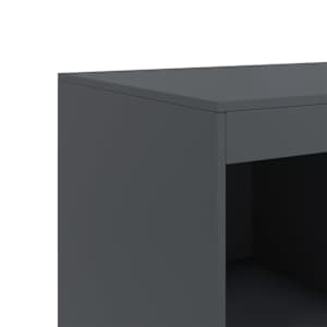 Highboard antracitový 67 x 39 x 95 cm ocel - obrázek 10