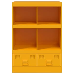 Highboard hořčicově žlutý 67 x 39 x 95 cm ocel - obrázek 6