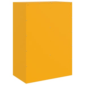 Highboard hořčicově žlutý 67 x 39 x 95 cm ocel - obrázek 9