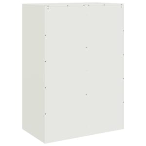 Highboard bílý 67 x 39 x 95 cm ocel - obrázek 8