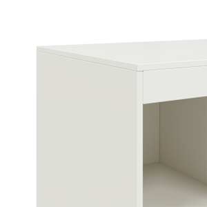 Highboard bílý 67 x 39 x 95 cm ocel - obrázek 9