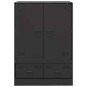 Highboard černý 67 x 39 x 95 cm ocel - obrázek 6