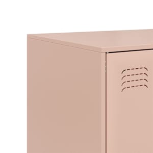 Highboard růžový 67 x 39 x 95 cm ocel - obrázek 10