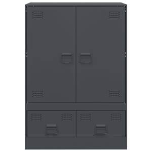 Highboard antracitový 67 x 39 x 95 cm ocel - obrázek 6