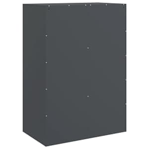 Highboard antracitový 67 x 39 x 95 cm ocel - obrázek 9