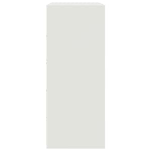 Highboard bílý 67 x 39 x 95 cm ocel - obrázek 8