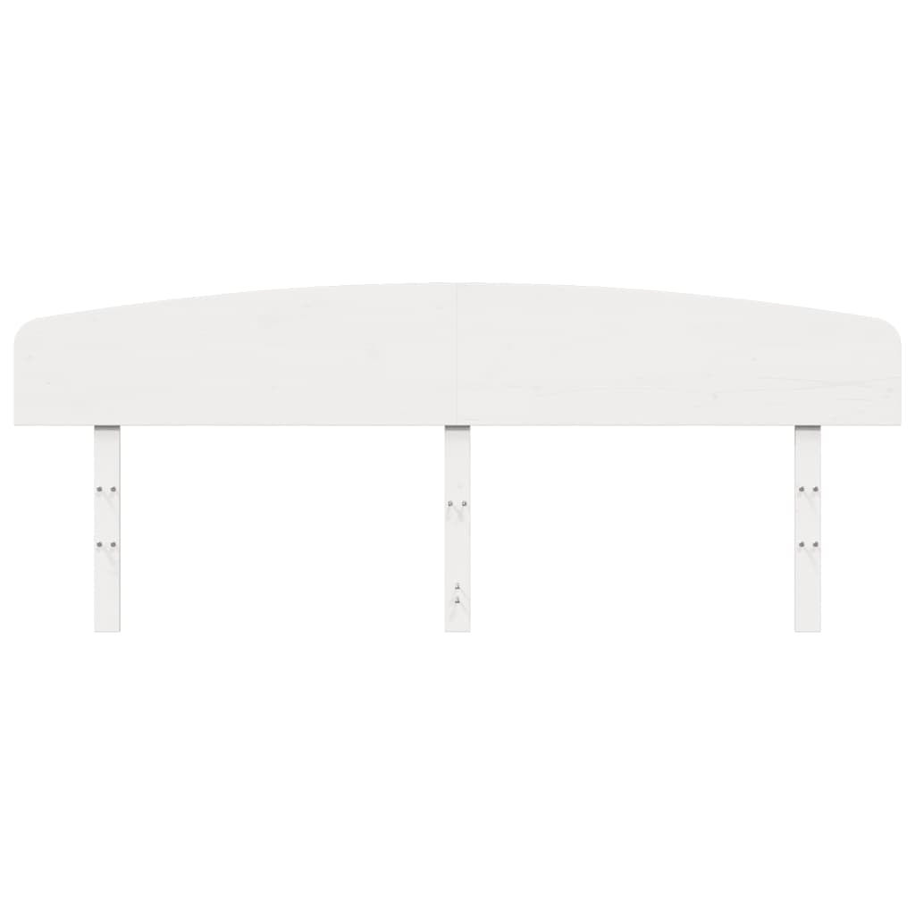 vidaXL Hoofdbord 200 cm massief grenenhout wit, foto 4