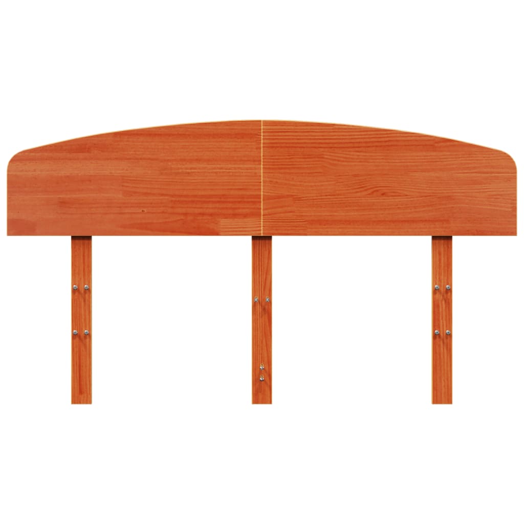 vidaXL Hoofdbord 150 cm massief grenenhout wasbruin bruin, foto 4