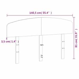 Čelo postele voskově hnědé 135 cm masivní borové dřevo - obrázek 9