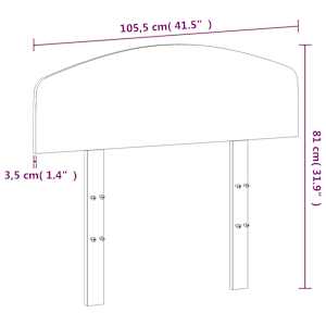 Čelo postele voskově hnědé 100 cm masivní borové dřevo - obrázek 9