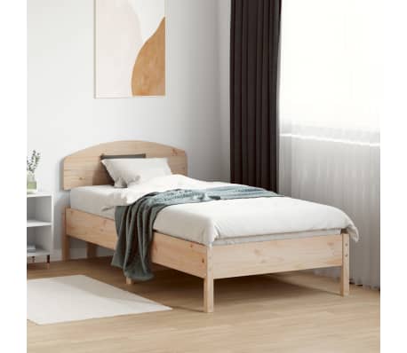 vidaXL Headboard 90 cm Solid Wood Pine